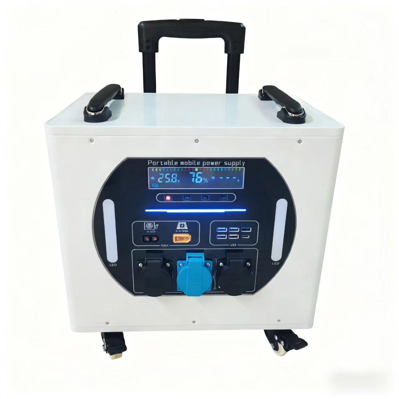Portable Power Station - Premium Grade 3000W Tie Rod Suitcase