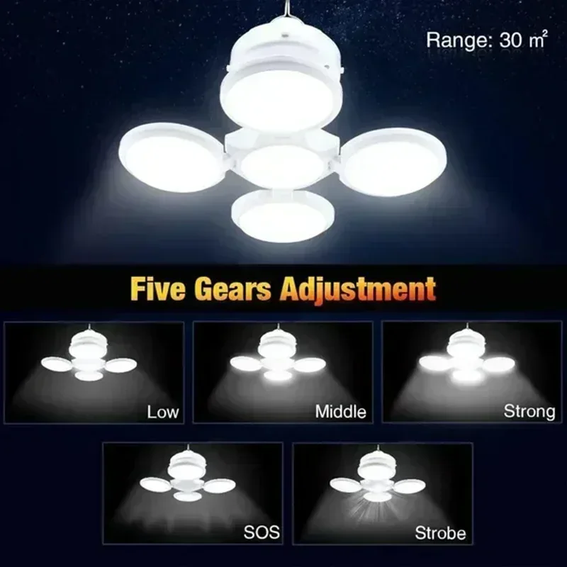 Camping Solar Lantern - Solar Energy Camping Lamp 5 Modes