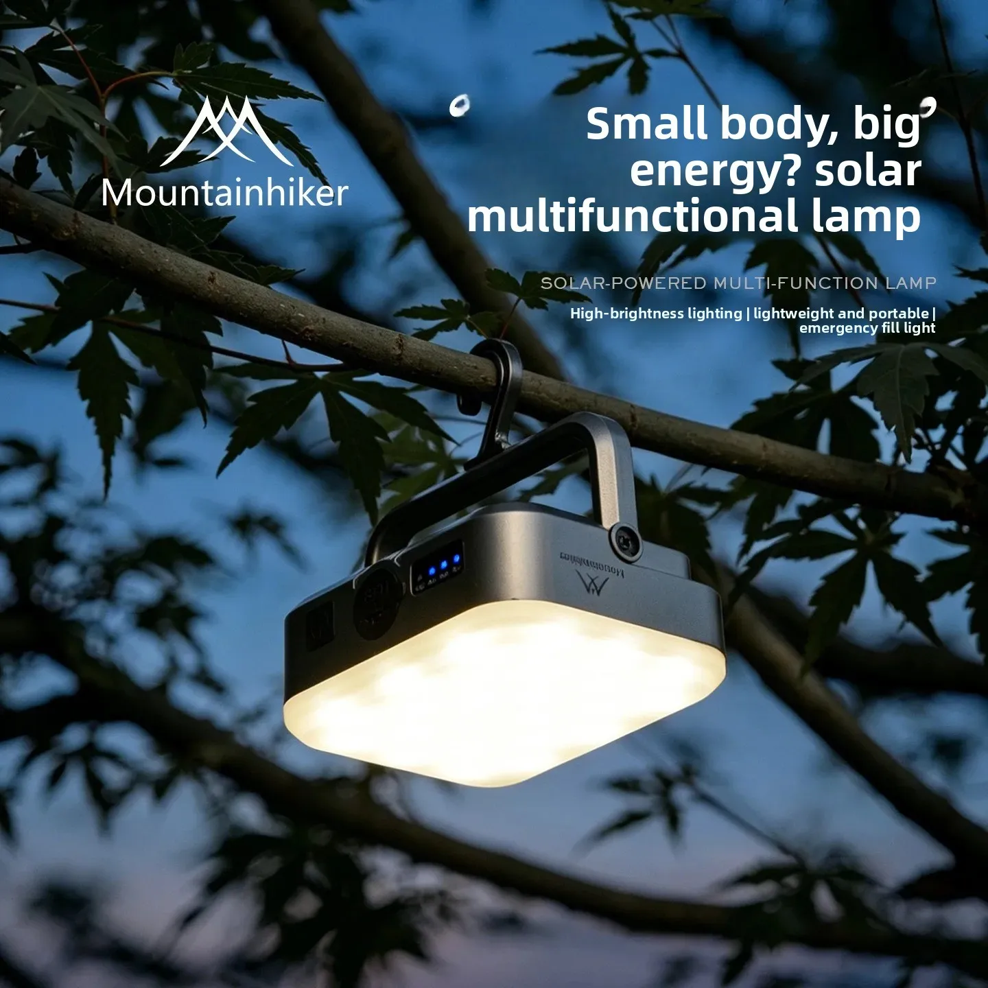 Camping Solar Lantern - Mountainhiker Emergency Lighting Solar Camping Light