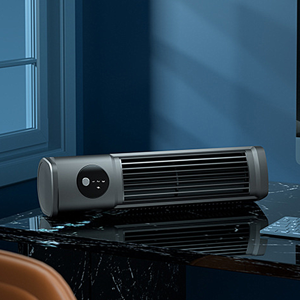 Outdoor Camping Fan - Tabletop Desk Tower Fan USB Rechargeable