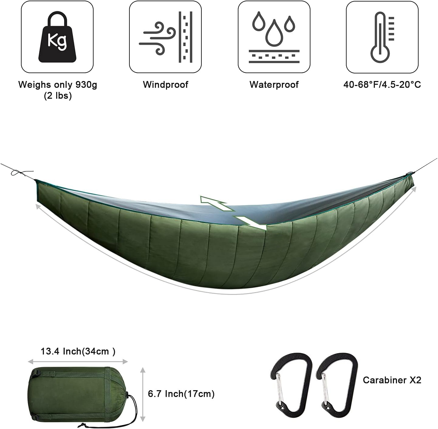 Outdoor Camping Mosquito Hammo - Outdoor Camping Quilt recension och pris