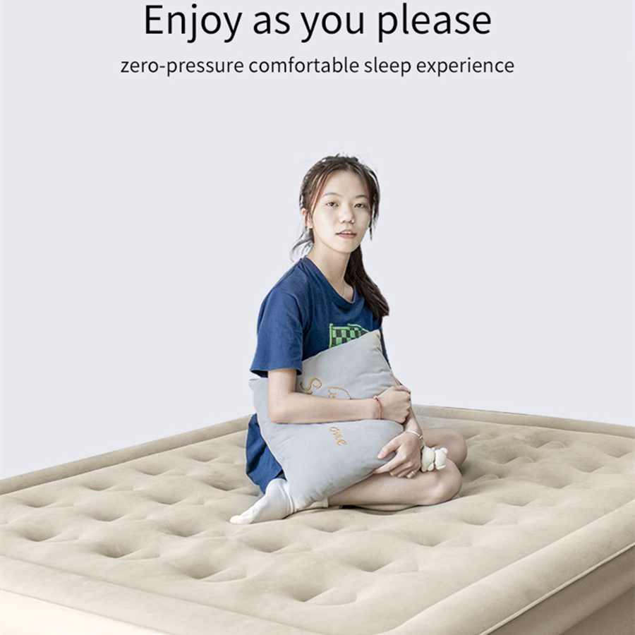 Interior Air Mattress Glamping - Outdoor Inflatable Camping Tent With Air Pump recension och pris