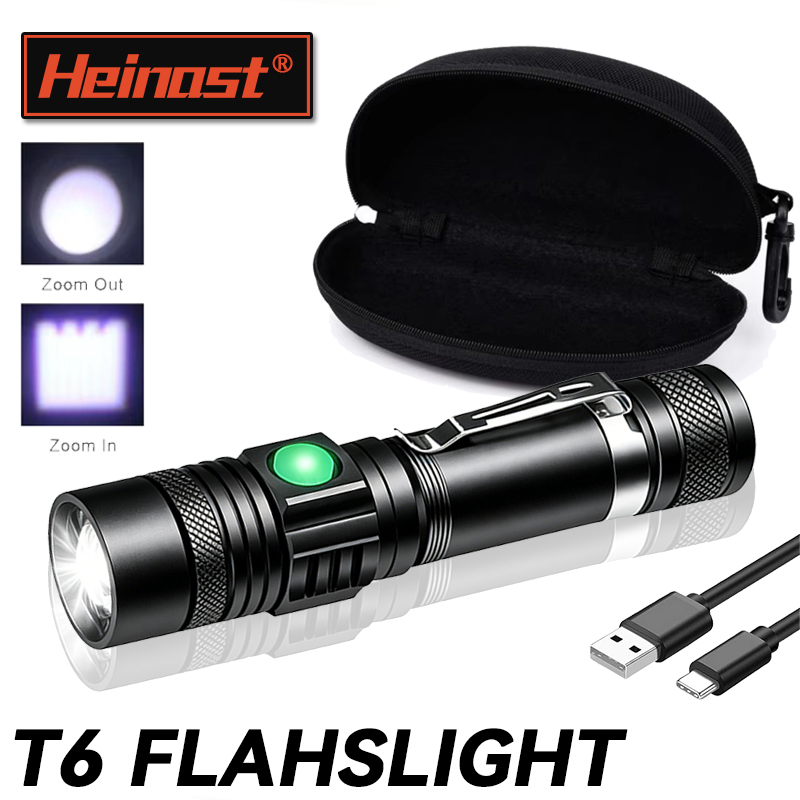 T6 LED Rechargeable Flashlight - Outdoor Camping Adventures recension och pris