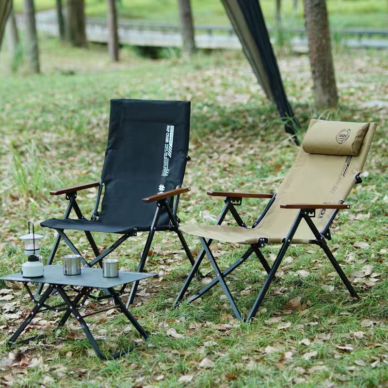 Folding High Back Beach Campin - Outdoor Camping High Chair recension och pris