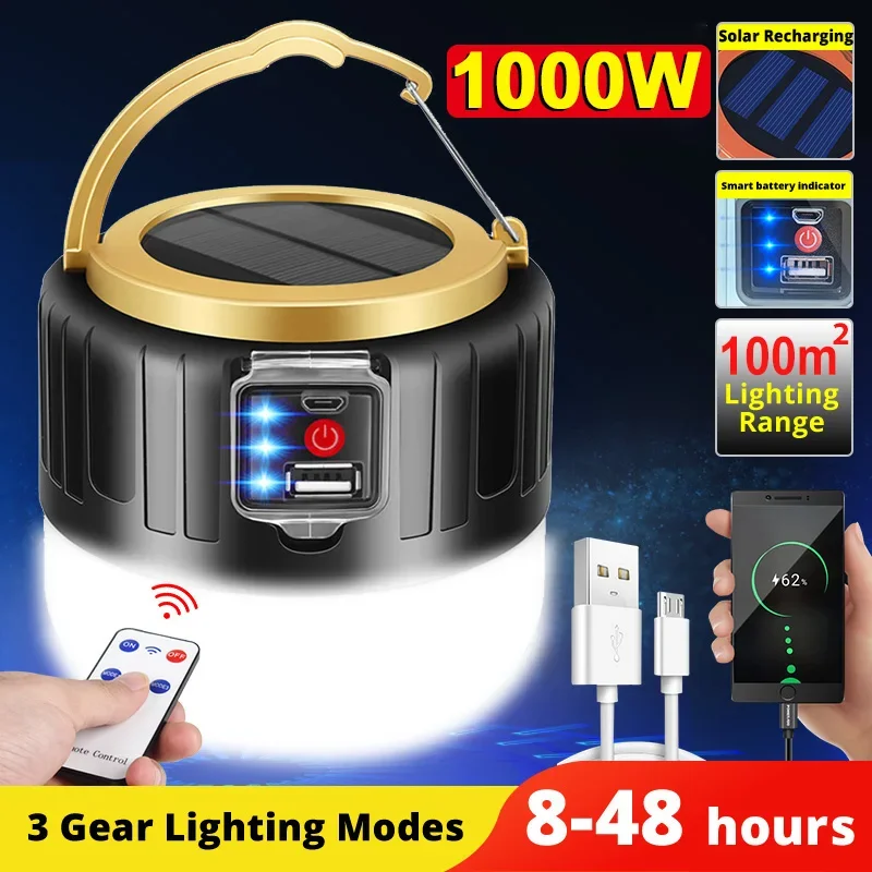 LED Solar Camping Light Power  - Camping Solar Lantern recension och pris