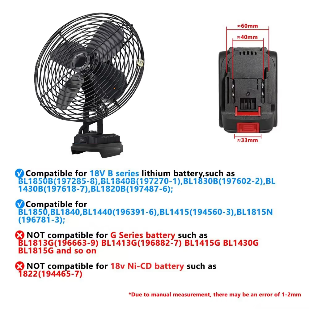 6/8In Camping Fan Outdoor Fish - Outdoor Camping Fan recension och pris
