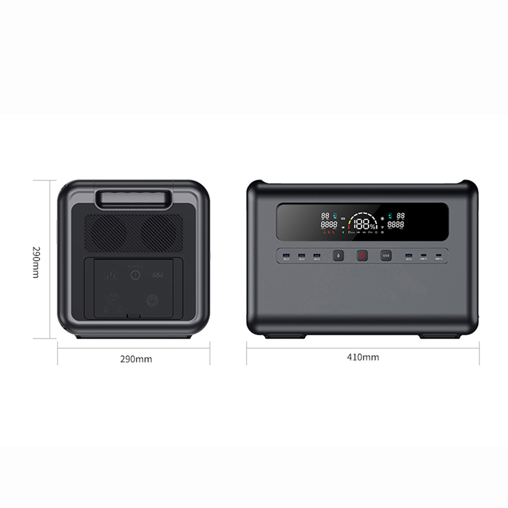 2400W Solar Power Generator, L - Portable Power Station recension och pris
