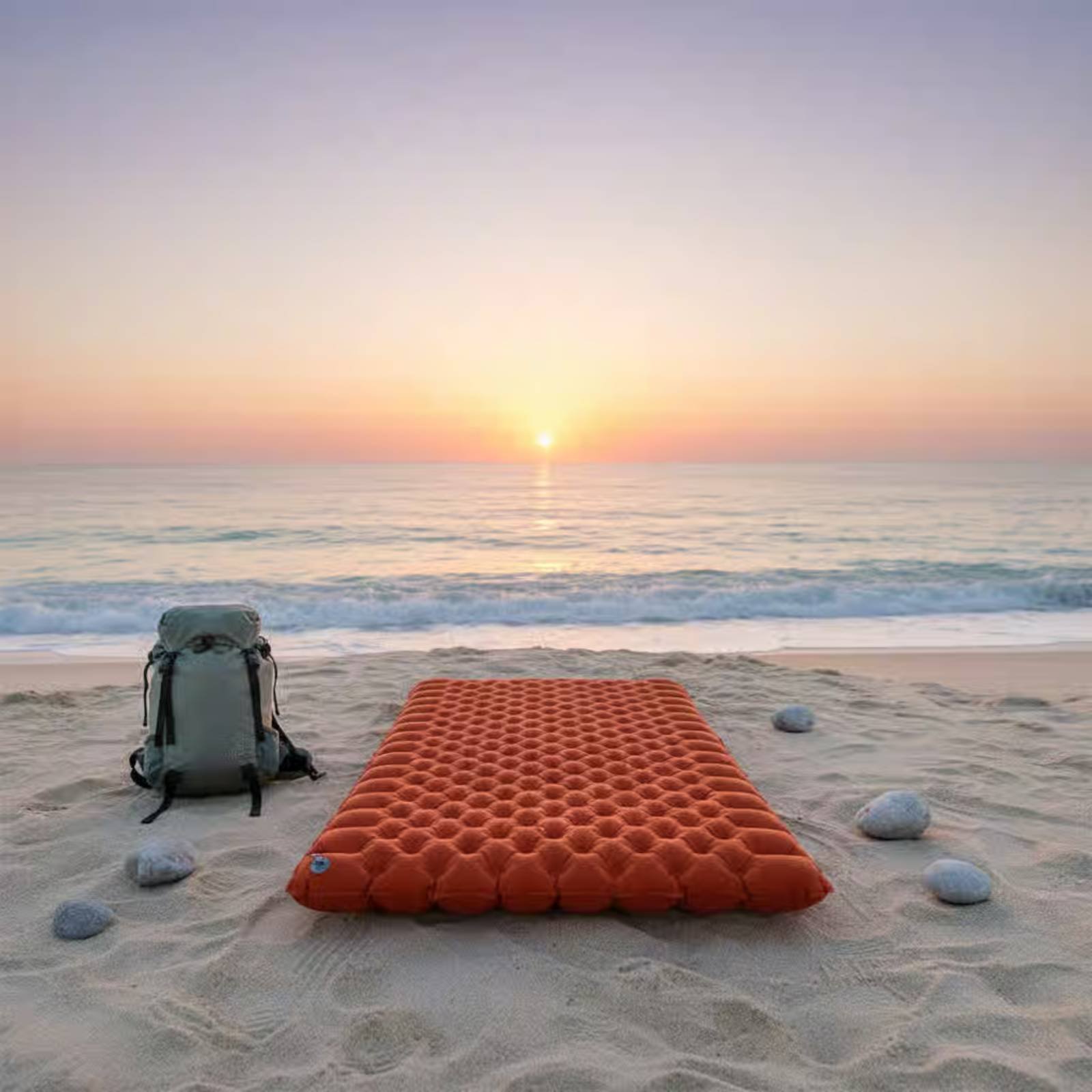 Inflatable Camping Mat Nylon T - Outdoor Camping Quilt recension och pris
