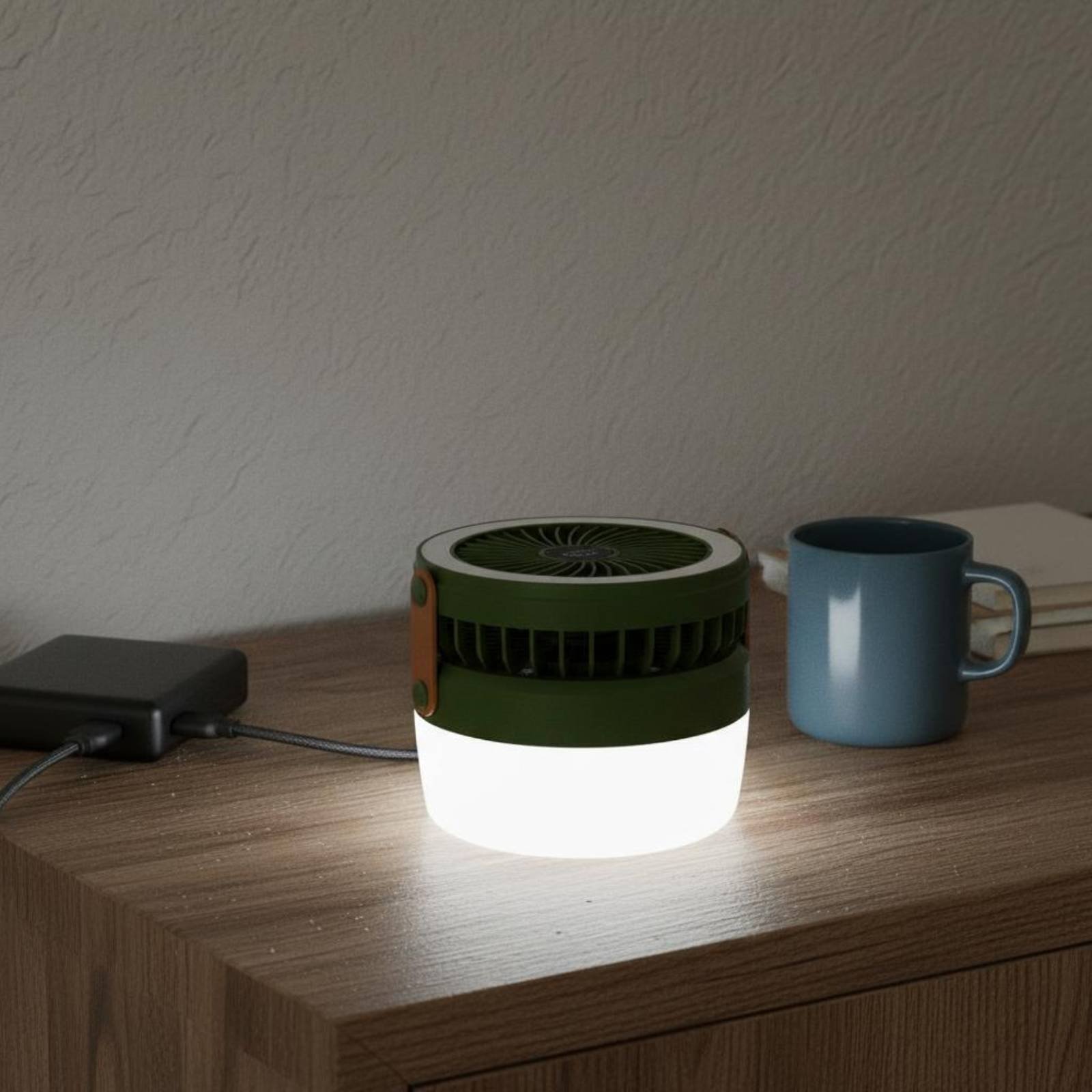 Solar Camping Fan Lantern Fold - Camping Solar Lantern recension och pris