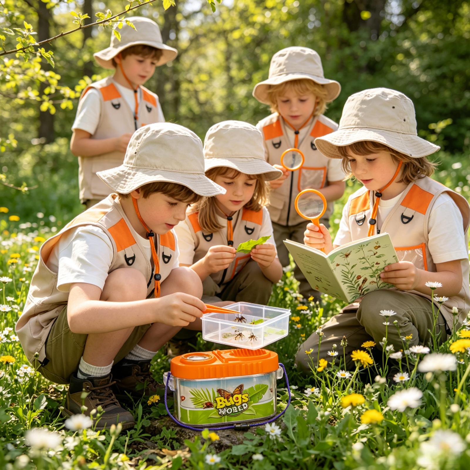 Kids Adventure Kit With Magnif - Outdoor Camping Activities For Kids recension och pris