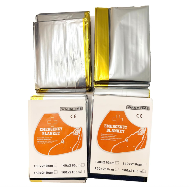 4 Pack Gold Silver Mylar Emerg - Emergency Mylar Blanket recension och pris