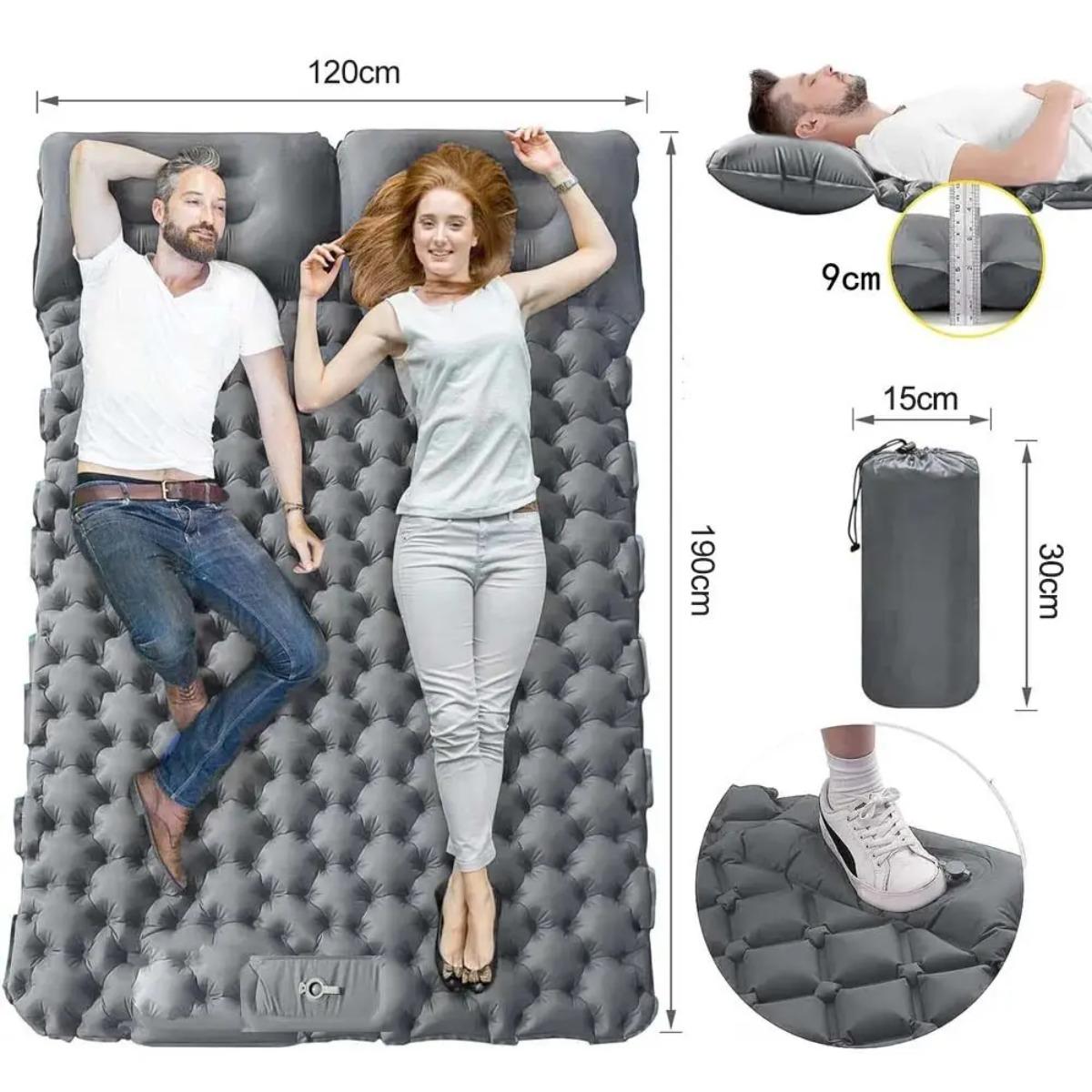 Single & Double Inflatable Air - Outdoor Camping Quilt recension och pris