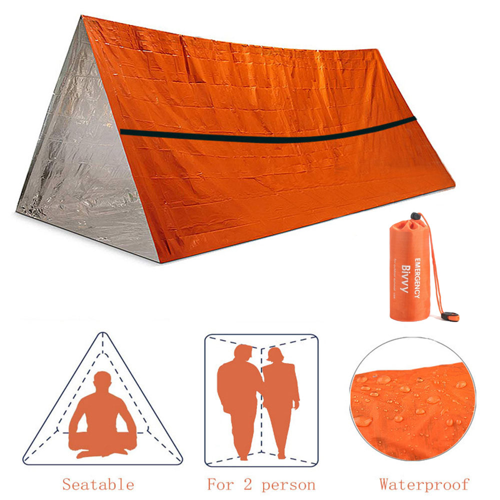 2 Person Emergency Shelter Biv - Emergency Mylar Blanket recension och pris
