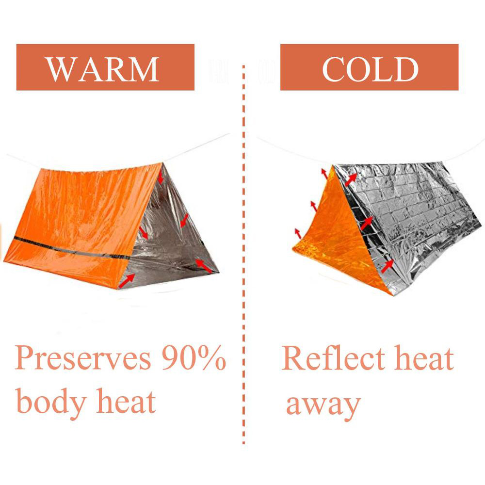 2 Person Emergency Shelter Biv - Emergency Mylar Blanket recension och pris