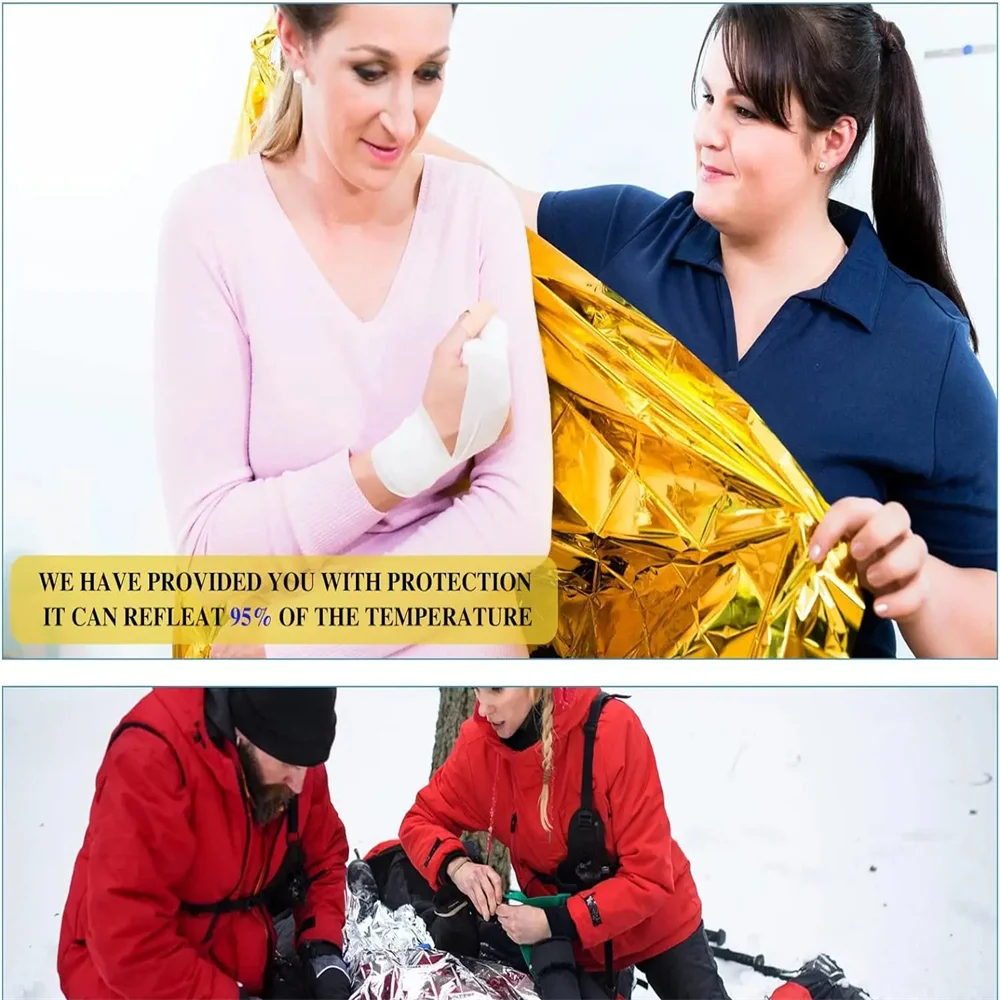 5Pcs Emergency Thermal Blanket - Emergency Mylar Blanket recension och pris