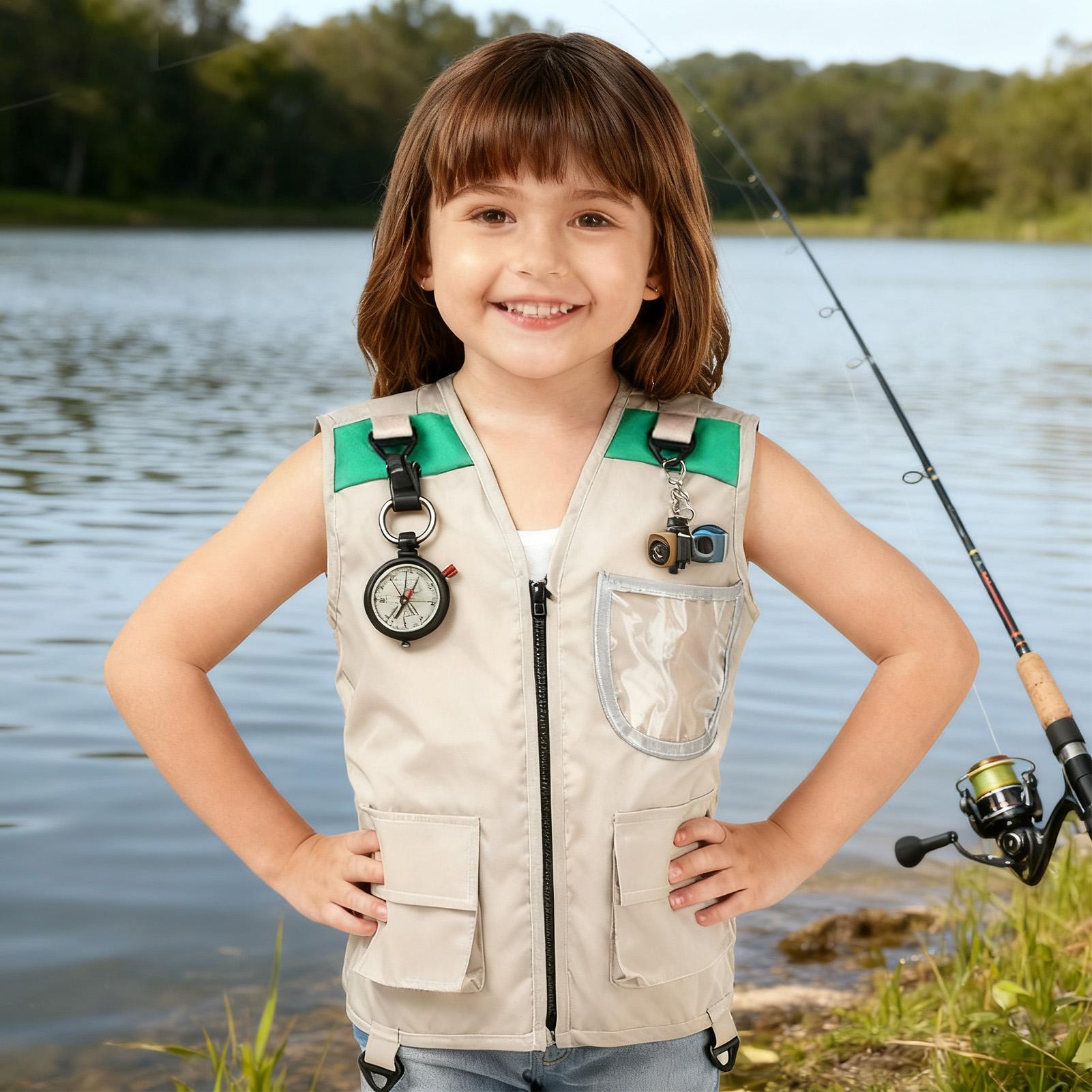 Kids Cargo Vest Sleeveless Cos - Outdoor Camping Activities For Kids recension och pris