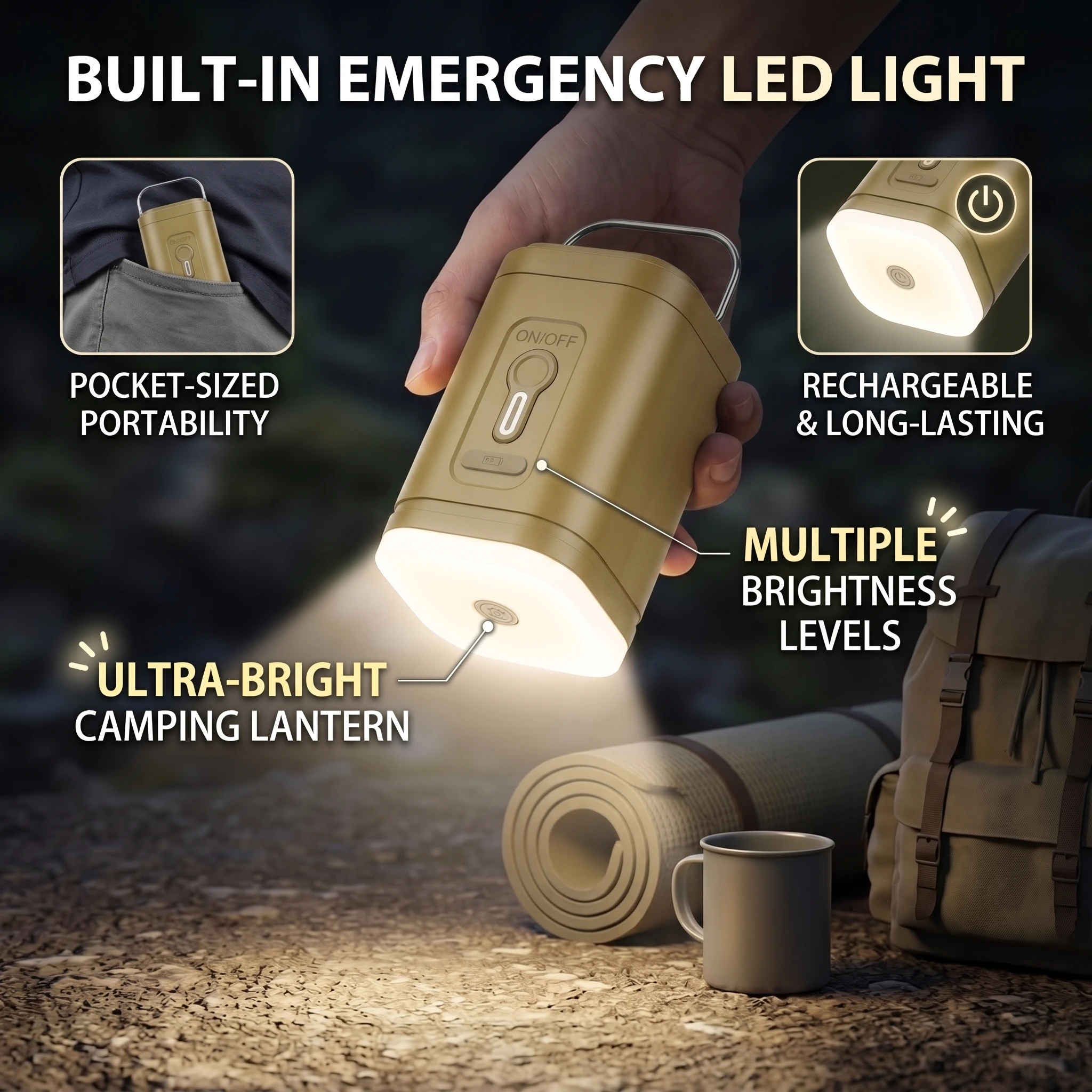 Cordless Mini Air Pump USB-C R - Outdoor Inflatable Camping Tent With Air Pump recension och pris