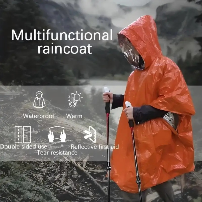 1-5PCS Multifunctional Surviva - Emergency Mylar Blanket recension och pris