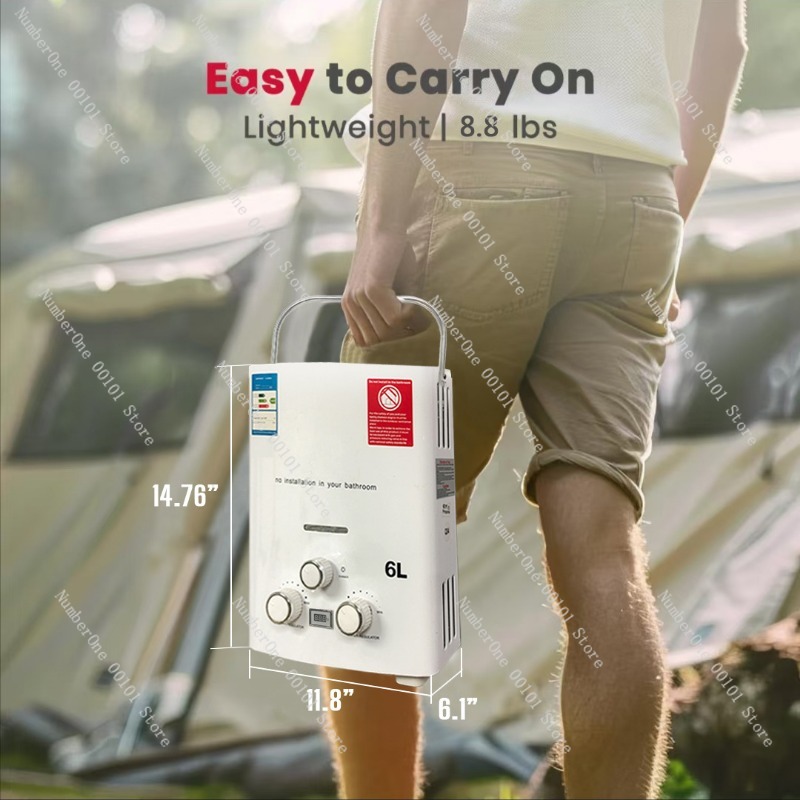 Propane LPG  Gas Tankless Wate - Outdoor Camping Water Heater recension och pris