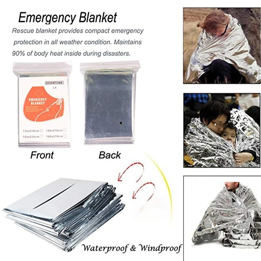 1/4pcs Emergency Mylar Thermal - Emergency Mylar Blanket recension och pris
