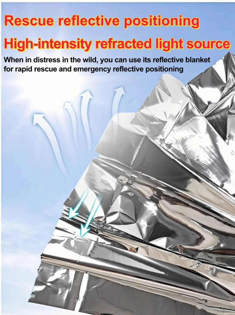 1/4pcs Emergency Mylar Thermal - Emergency Mylar Blanket recension och pris