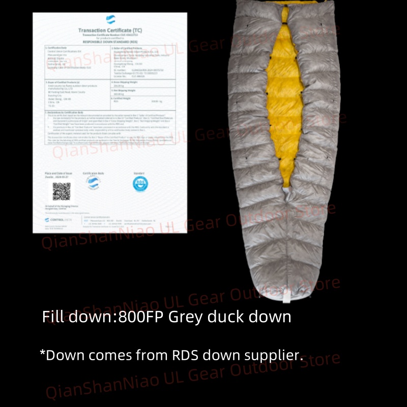 Ice Flame JI NXT 800FP Mummy B - Ultralight Sleeping Bag recension och pris